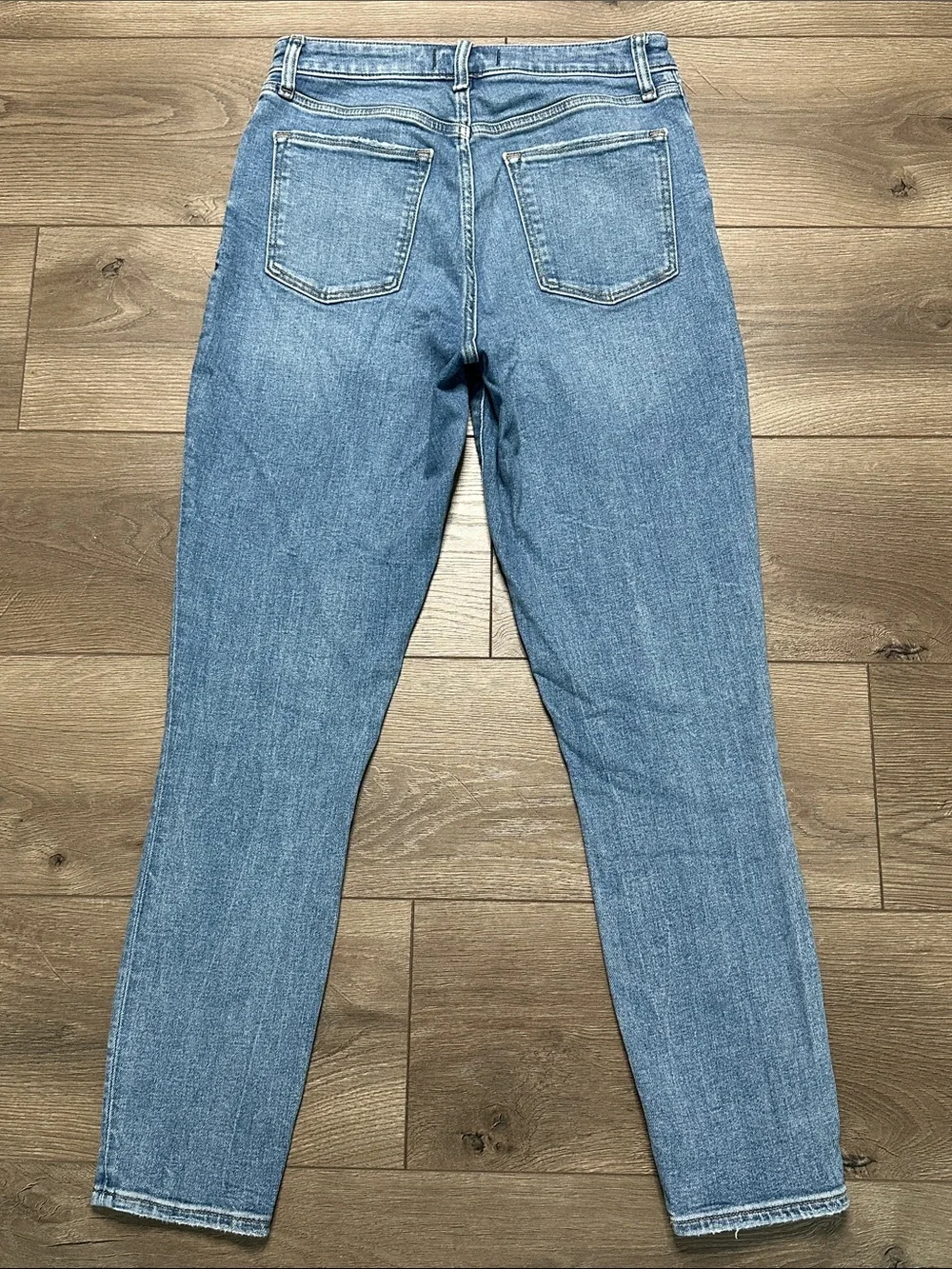 Abercrombie & Fitch Super Skinny Ankle High Rise Curve Love Blue Jeans 28 Long